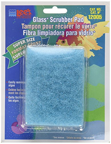 Lee's Pet Products ALE12005 Coarse Glass Algae Scrubber Pad for Aquarium