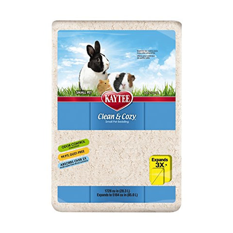 Kaytee Clean & Cozy White Small Animal Bedding, 85L