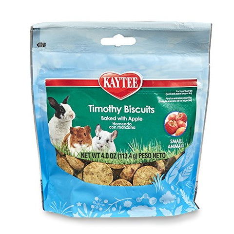 Kaytee Timothy Biscuits Baked Apple Treat, 4oz bag