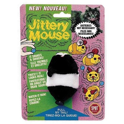 Plush Jittery Mouse Cat Toy [Set of 2]