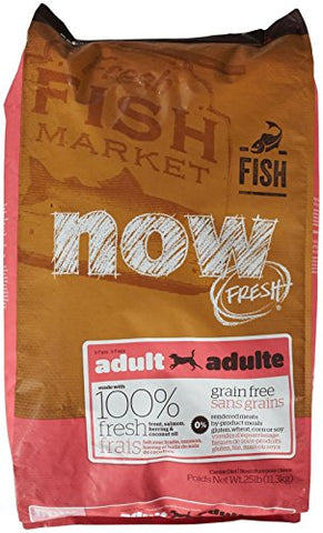 Now Fresh Grain-Free Fish Adult Recipe Dog Food - 25 lb