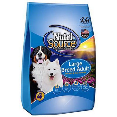 Tuffy's Pet Food Nutrisource Large Breed Dog Chicken/Rice Food, 33-Pound