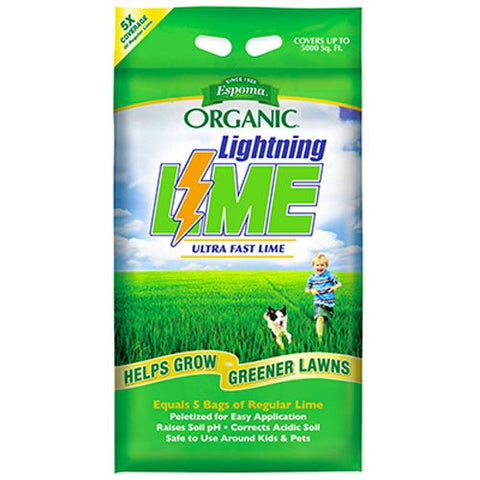 Espoma LL30 Organic Lightning Lime Fertilizer, 30 lb