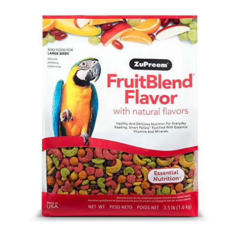 ZuPreem Fruit Blend Diet for Large Birds, 3.5-Pound