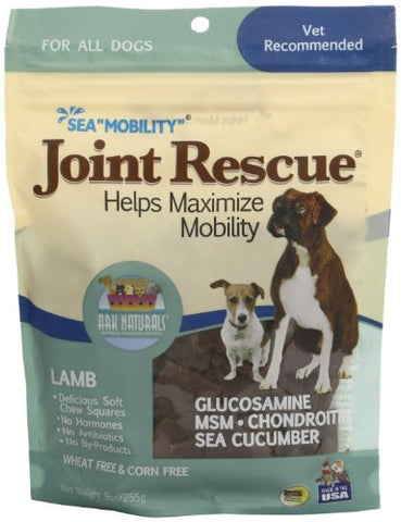 Ark Naturals Sea Mobility Lamb Jerky for Dogs, 9-Ounce Pouches (Pack of 2)