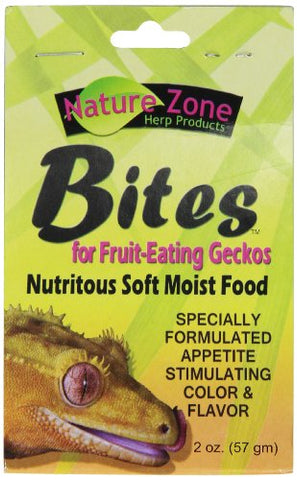 Nature Zone SNZ54640 Gecko Bites Soft Moist Food, 2-Ounce