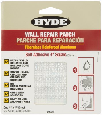 HYDE TOOLS 9898 4 x 4 Aluminum Drywall Patch