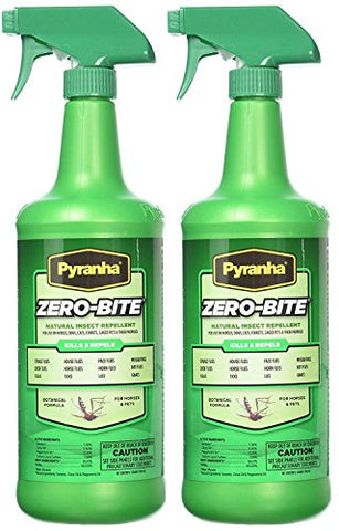 Pyranha Zero-Bite All Natural Fly Spray, 32 Ounce