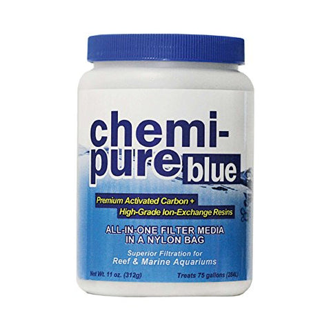 Boyd Enterprises Chemi-Pure Filtration Media for Aquarium, 11-Ounce, Blue