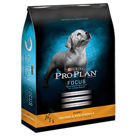 Purina Pro Plan FOCUS Puppy Chicken & Rice Formula Dry Dog Food - (1) 34 lb. Bag