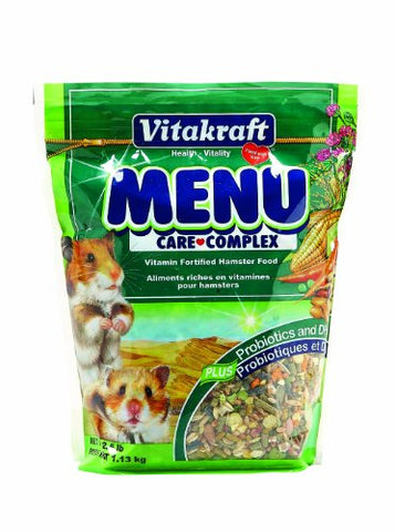 Vitakraft Menu Vitamin Fortified Hamster Food, 2.5 lb.