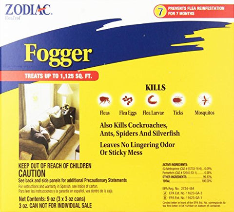 Zodiac 100521158 Room Fogger, 3-Ounce, 3-Pack