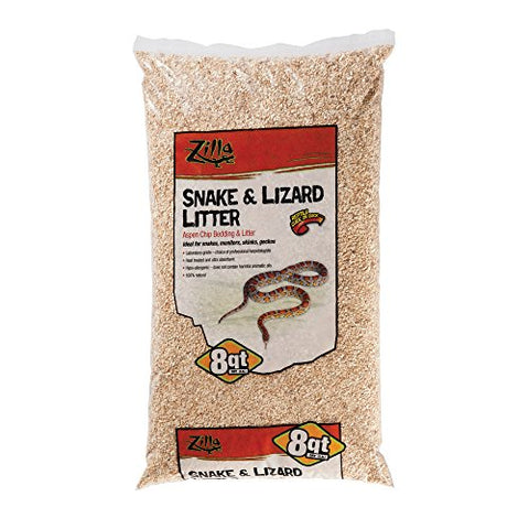 Zilla Snake and Lizard Litter, Aspen, 8 qt.