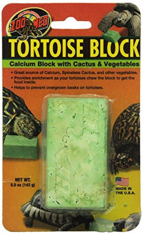 Zoo Med Laboratories SZMBB55 Tortoise Banquet Block, Net WT 5 oz