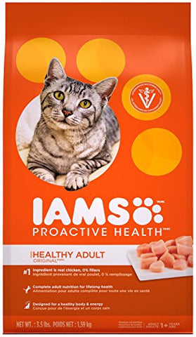Iams PROACTIVE HEALTH Adult Original With Chicken Dry Cat Food 3.5 Pounds