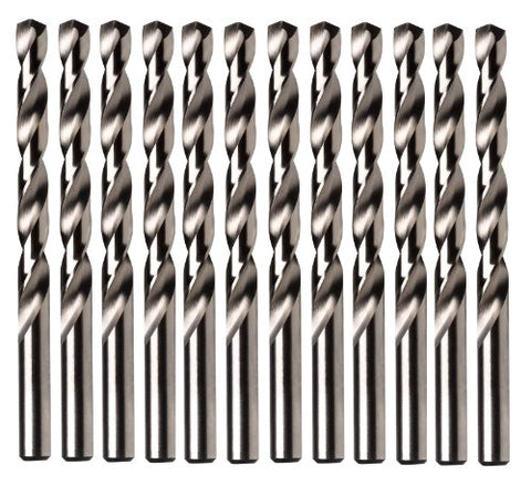Irwin Tools 63113ZR 13/64-Inch Cobalt 135-Degree Jobber Length, Pack of 12
