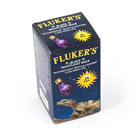 Fluker's Black Nightlight Bulbs for Reptiles 25 watt