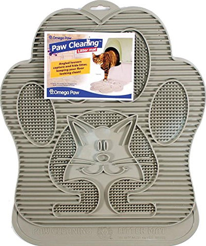 Omega Paw Paw-Cleaning Litter Mat, Tan