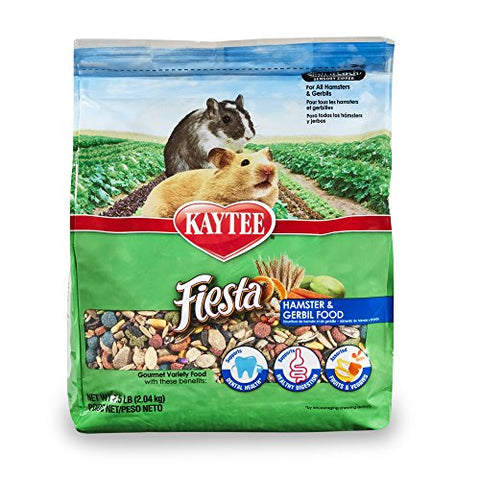 Kaytee Fiesta Hamster and Gerbil Food, 4.5-lb bag