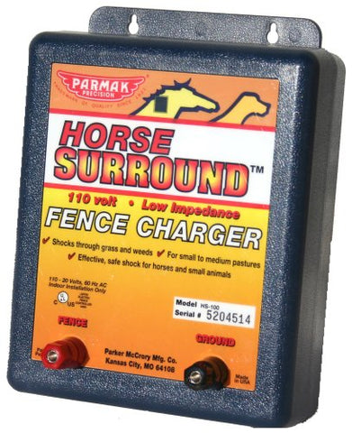 Parmak HS-100 110-20-Volt Horse Surround Low Impedance Electric Fence Charger