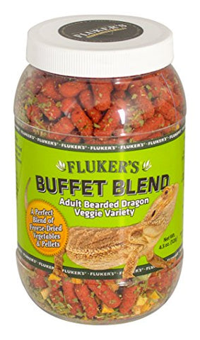 Fluker's 1 Piece Adult Bearded Dragon Veggie Variety Diet, 5 oz
