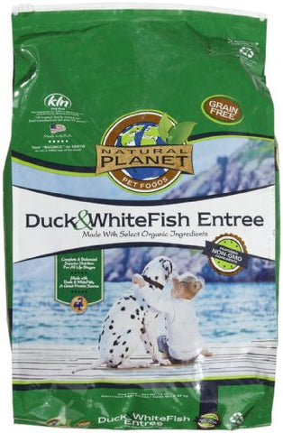 Natural Planet Organics Rabbit & Salmon Entree Dry Dog Food 15 lb
