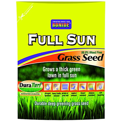Bonide 60207 Full Sun Grass Seed, 20-Pound