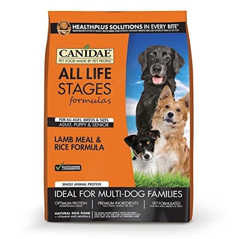 CANIDAEÂ All Life Stages Dog Dry Food Lamb Meal & Rice Formula, 15 lbs