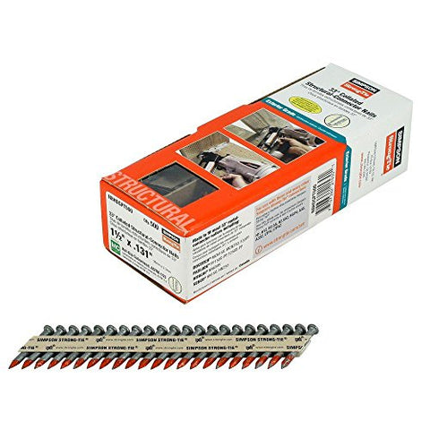 8d x 1-1/2 in. Hot-Dip Galvanized 33-Degree Collated Structural Connector Nails