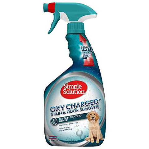 Simple Solution Oxy Charged Pet Stain and Odor Remover, Made in USA