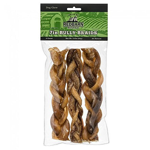 Redbarn 7-Inch Braided Bully Sticks