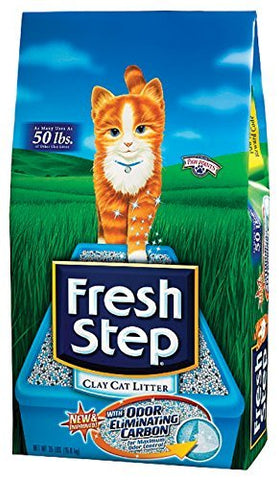 Fresh Step 02030 Clay Scented Cat Litter, 35-Pound