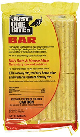 Just One Bite Ii Bars Mice And Rat Killer,8lbs(8, 16 oz bars)