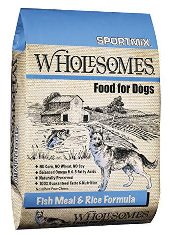 SPORTMiX WHOLESOMES Fish Meal and Rice Formula, 40 Pound Bag