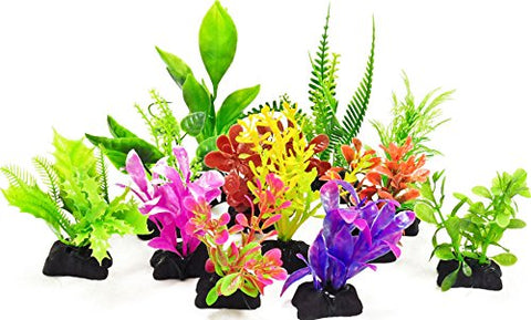 Aquatop Plant 7" Assorted Colors 12 Pack - 4" Height