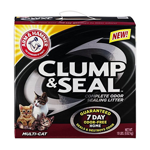 Arm & Hammer Clump & Seal Litter, Mulit-Cat, 19 Lbs