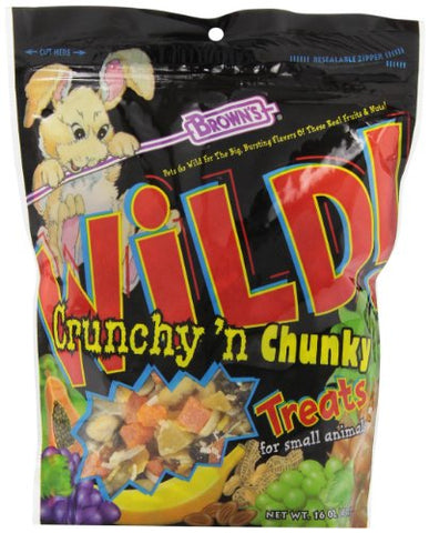 F.M. Brown's Wild Crunchy and Chunky Small Animal Treats, 16-Ounce