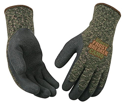 Frost Breaker 1788 High Dexterity Protective Gloves, Men's, Large, Acrylic Knit Shell, Camouflage