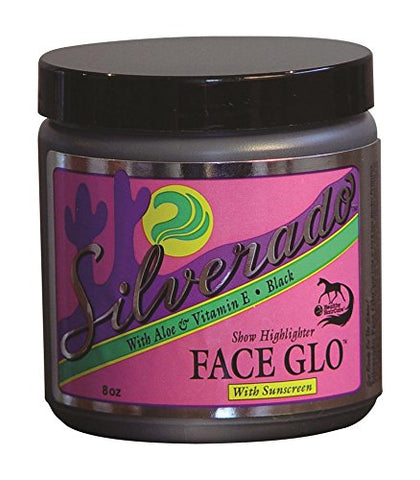 Healthy Haircare Product Silverado Face Glo, 8 oz Black