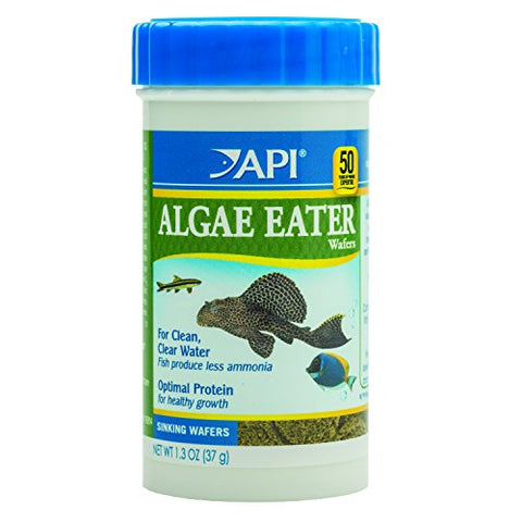 API ALGAE EATER WAFERS Algae Wafer Fish Food 1.3-Ounce Container