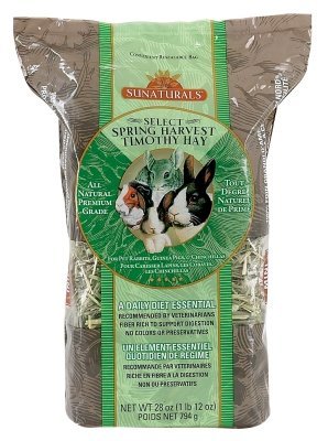 Sun Seed Company SSS88042 6-Pack Sunnatural Select Spring Harvest Small Animal Timothy Hay, 28-Ounce