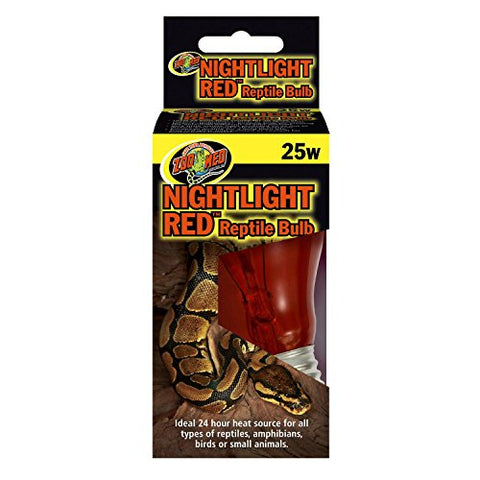 Zoo Med Nightlight Red Reptile Bulb 25 Watts