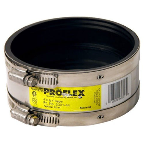 Fernco Inc. P3001-22 2-Inch Proflex Coupling For Cast Iron, Plastic Or Steel