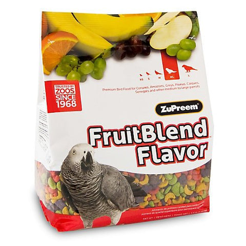 ZuPreem FruitBlend Parrot & Conure Bird Food 35lb