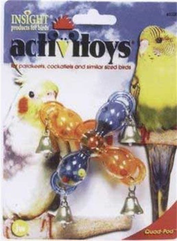 JW Pet Company Activitoys Quad Pod Bird Toy