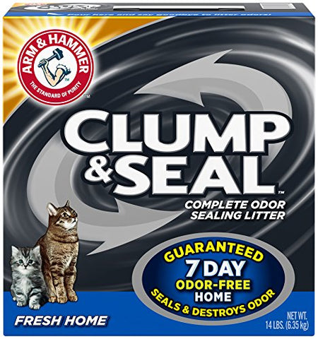 Arm & Hammer Clump & Seal Litter, Fresh Home, 14 Lbs