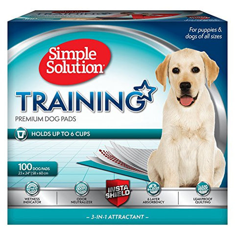 Simple Solution Dog Training Pads, 23 x 24, 100 ct