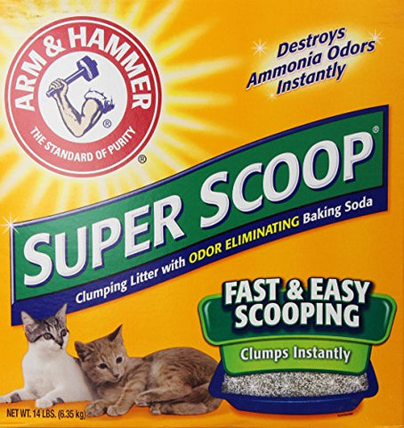 Arm & Hammer Baking Soda Clumping Litter, Fresh Scent, 14 lb