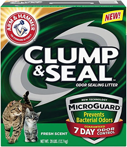 Arm & Hammer Clump & Seal Litter with Micro Guard, 28 Lbs