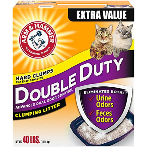 Arm & Hammer Double Duty Litter, 40 Lbs (Packaging May Vary)